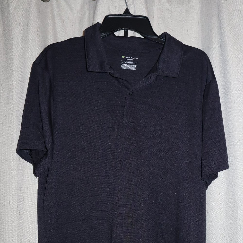 Mens XL Dry Tek - shot sleeve polo